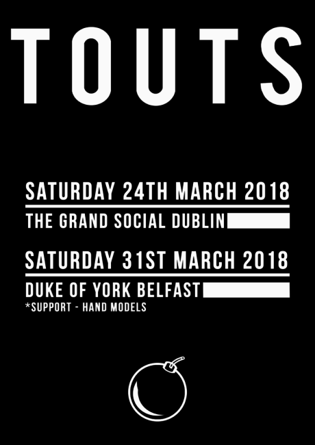 Derry three piece Punk band, TOUTS announce headline Belfast show @ the Duke Of York