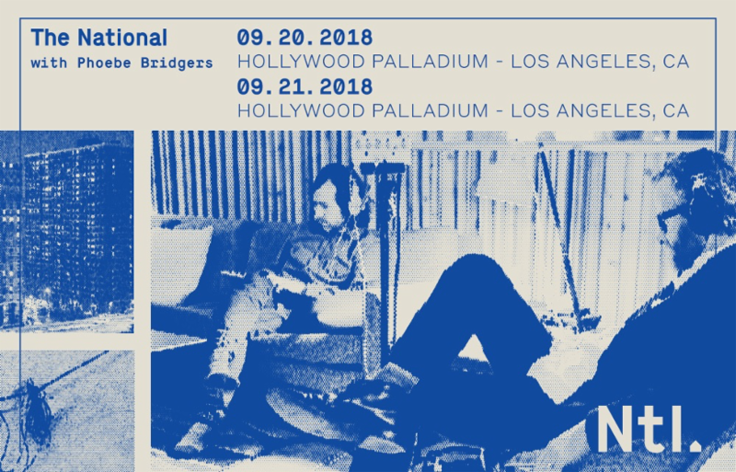 THE NATIONAL Announce Live Dates in Los Angeles in September 