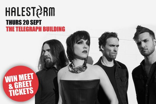 WIN: Meet & Greet Tickets for HALESTORM @ The Telegraph Building, Belfast Thurs 20th Sept 2018 