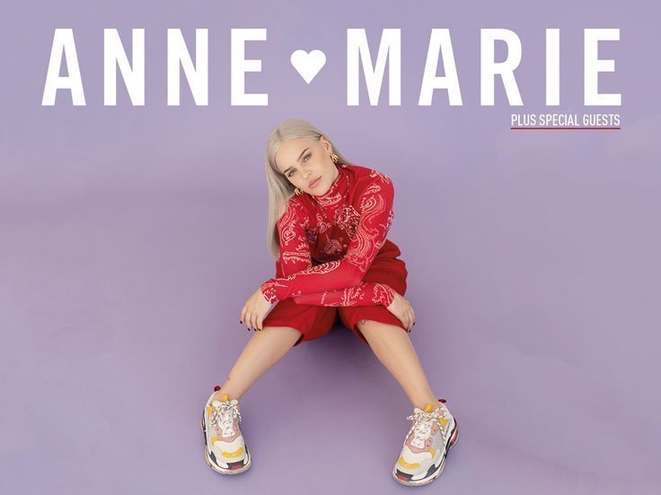 Global sensation ANNE-MARIE has announced a BELFAST show @ the Waterfront, Friday 31 May. 