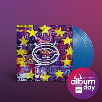 U2 Zooropa Available on blue vinyl as part of National Album Day 