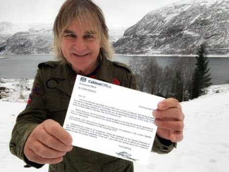 The Alarm frontman Mike Peters awarded MBE for services to charity 
