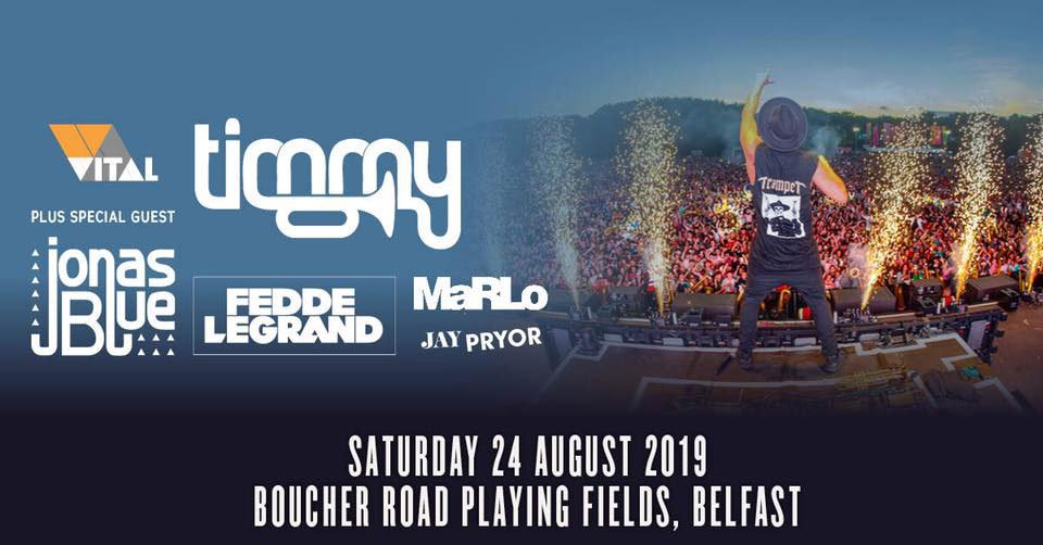 TIMMY TRUMPET Plus special guests Live @ Boucher Road Playing Fields Saturday August 24th 