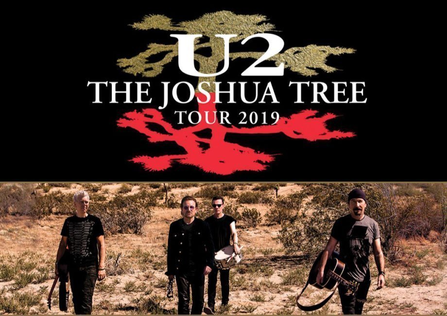 U2 will bring their acclaimed Joshua Tree Tour to New Zealand, Australia, Japan, Singapore and South Korea later this year 