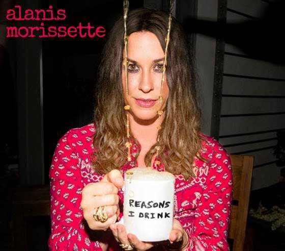 ALANIS MORISSETTE releases new single 'Reasons I Drink' - Listen Now 