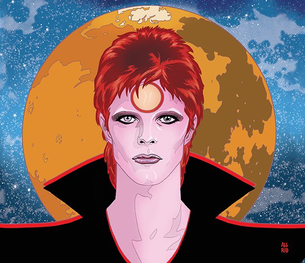 BOOK REVIEW: BOWIE: Stardust, Rayguns & Moonage Daydreams By Michael Allred, Steve Horton and Laura Allred 1