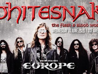 WHITESNAKE bring their Flesh & Blood World Tour to The SSE Arena, Belfast on 10th June with special guest Europe!