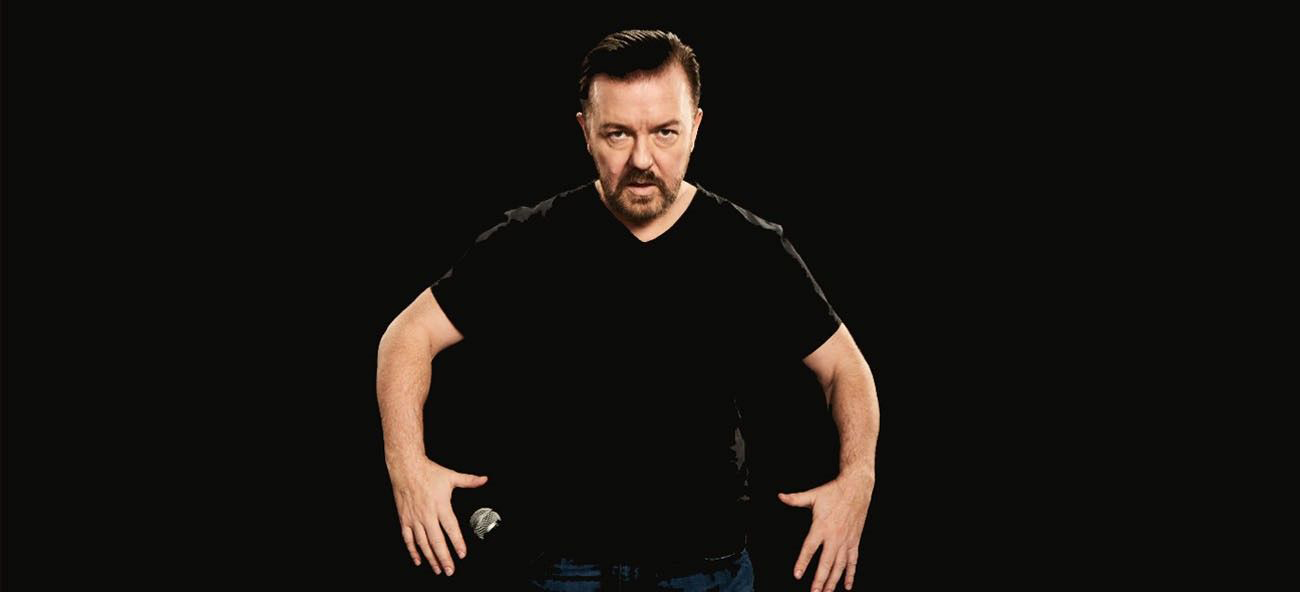 RICKY GERVAIS brings his newest live show ‘SuperNature’ to 3Arena, Dublin on Friday 29 May 2020 1