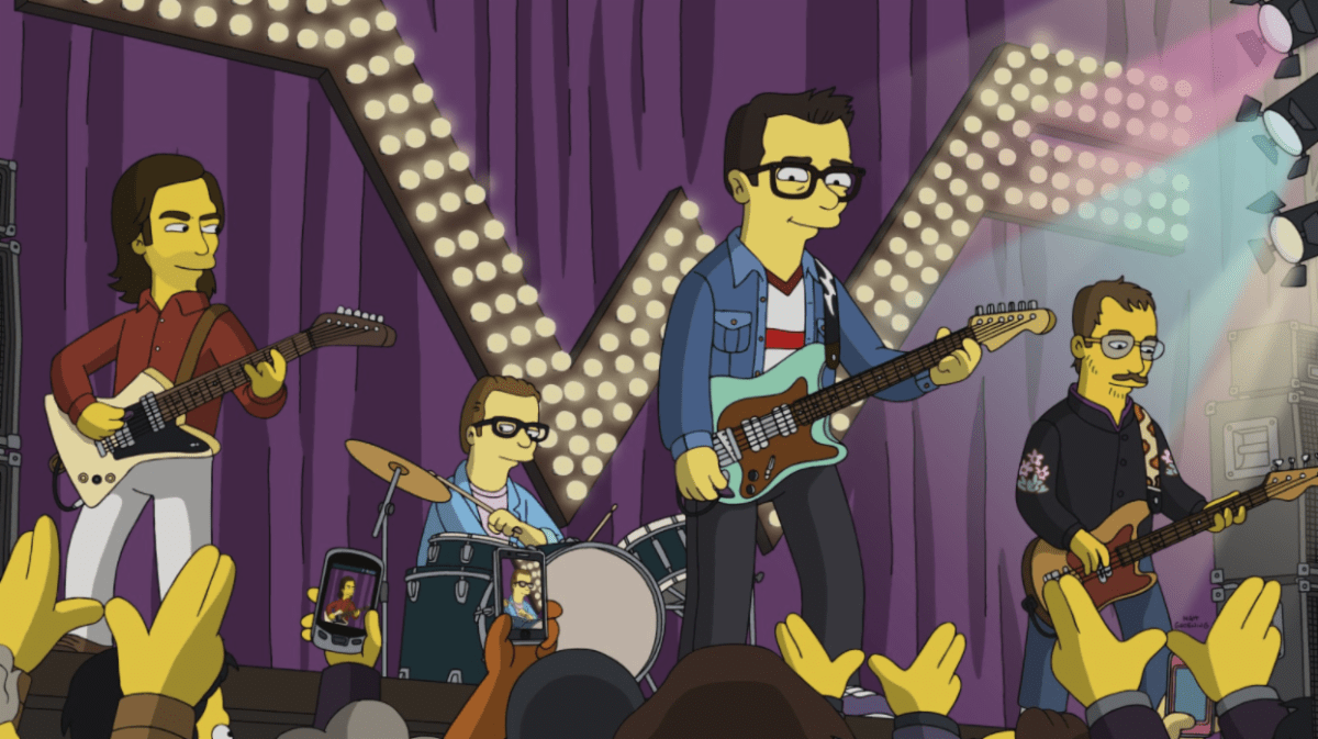 WEEZER to appear on The Simpsons this Sunday 