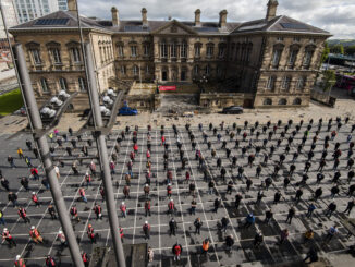 Over 500 members of THE NI LIVE EVENTS INDUSTRY stand peacefully in solidarity at Custom House Square today 81 Over 500 members of THE NI LIVE EVENTS INDUSTRY stand peacefully in solidarity at Custom House Square today