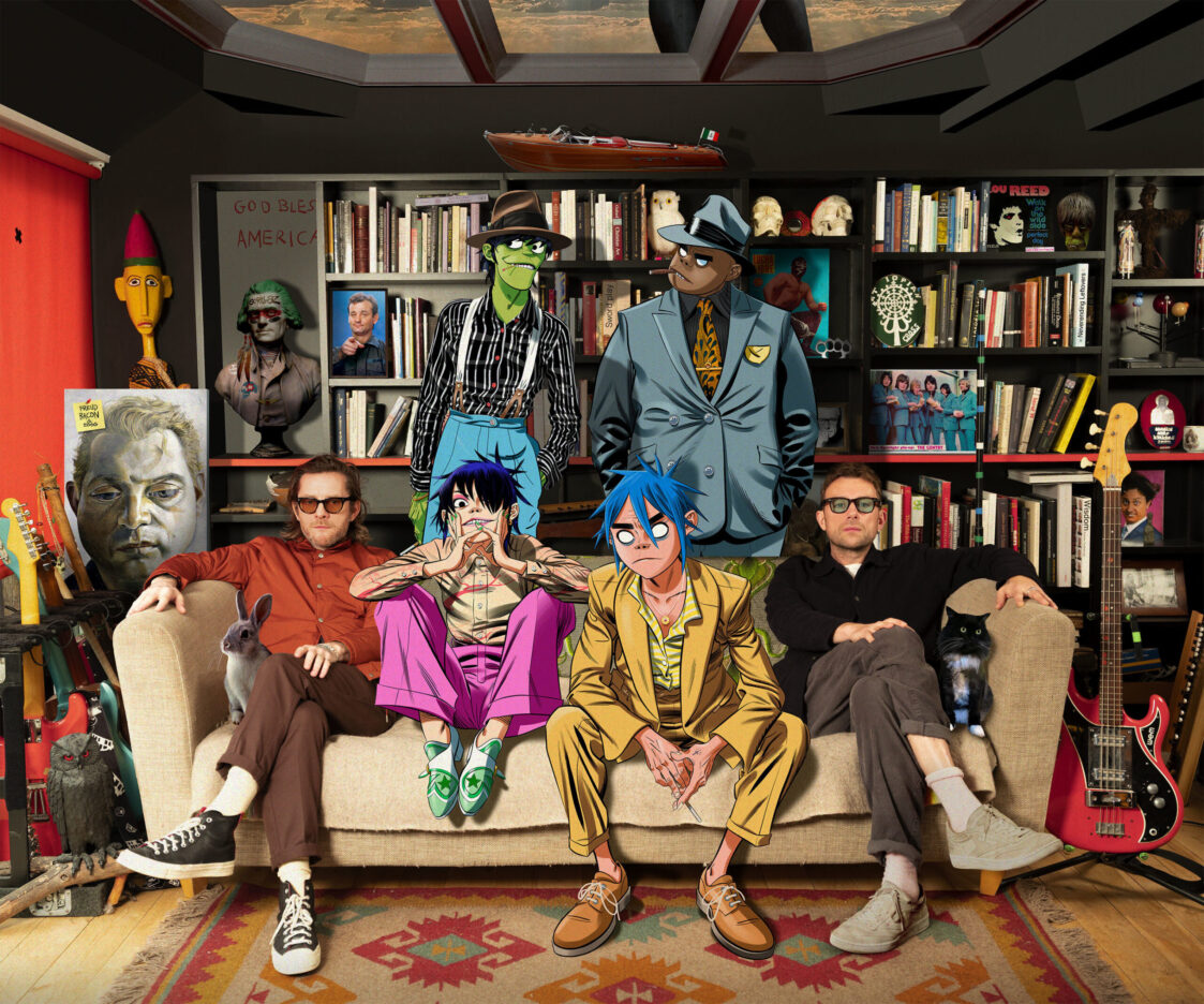GORILLAZ release 'Song Machine' today & announce live dates 