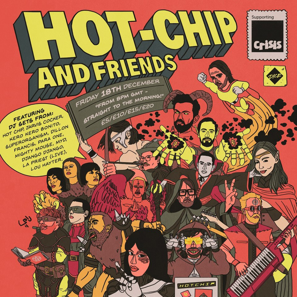 HOT CHIP announce Hot Chip and Friends charity stream next week with B2B DJ sets from Jarvis Cocker, Superorganism, Kero Kero Bonito & more 