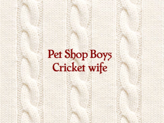 PET SHOP BOYS announce the release of their brand new track ‘Cricket Wife’ on May 7th 2