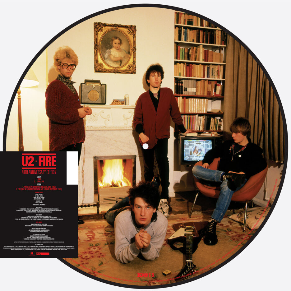 U2 announce 'Fire' 40th anniversary release for record store day 1