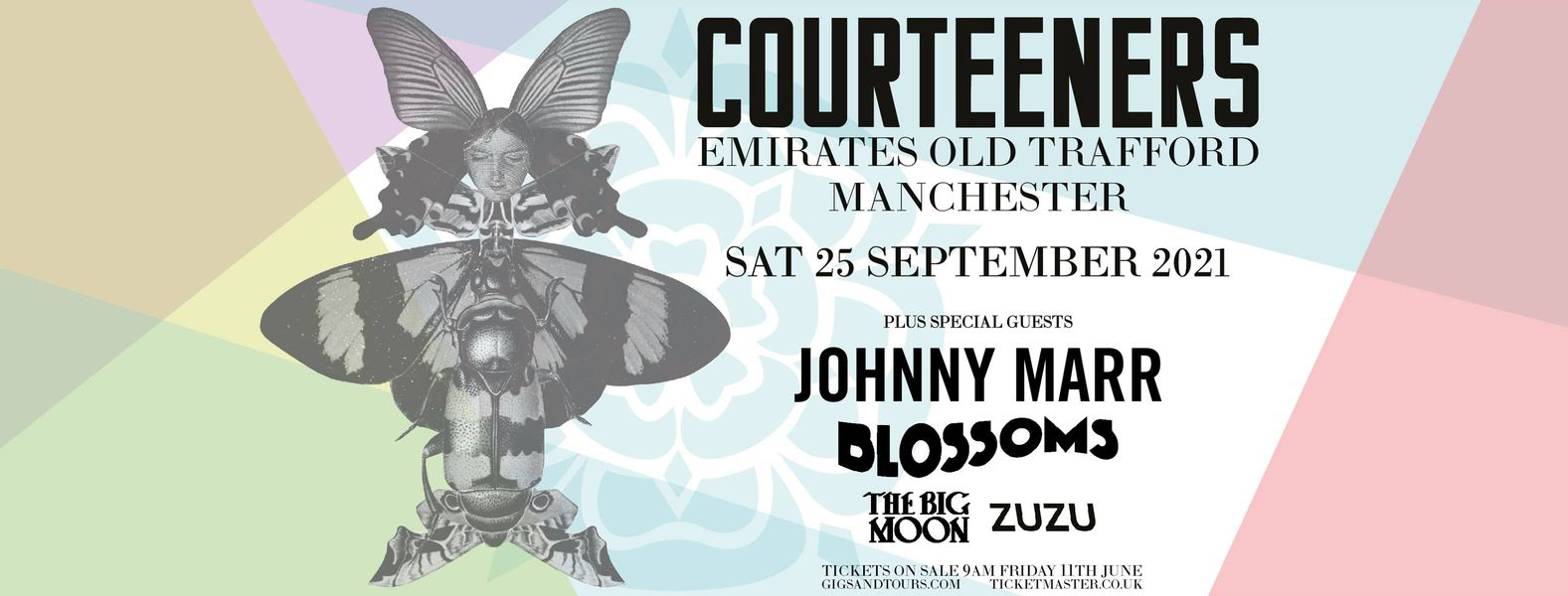 COURTEENERS announce headline show at Emirates Old Trafford, Manchester - Saturday 25th September 2021 