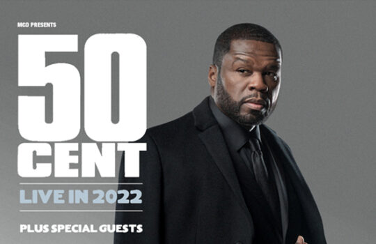 50 CENT announces headline show at 3Arena, Dublin on Sunday 12 June 2022 