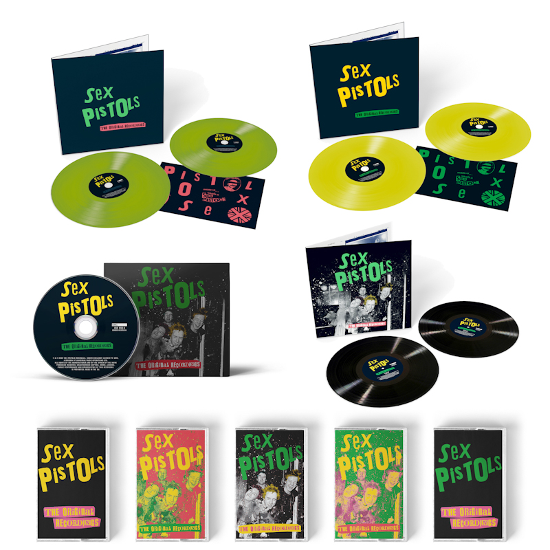 The Sex Pistols: The Original Recordings from 1976 to 1978 compilation announced on CD, vinyl and cassette 85 the Sex Pistol