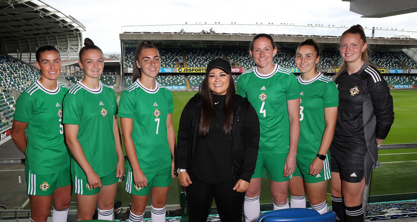 JESSICA HAMMOND releases ‘Girl Got Game’ the official song of the Northern Ireland Euro 2022 Womens team 