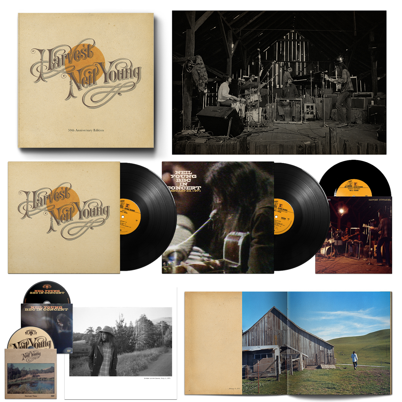 NEIL YOUNG to release 50th Anniversary Edition of 'Harvest' 84 neil young