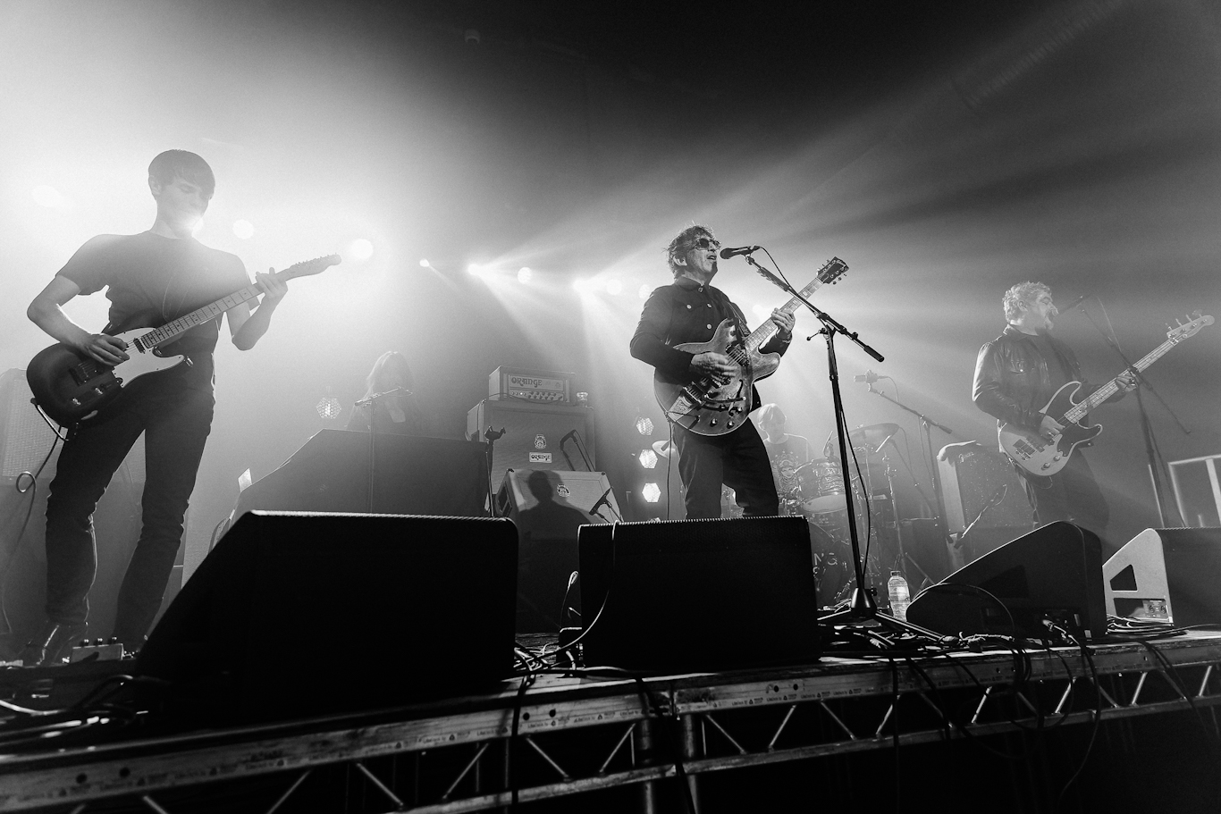 Lightning Seeds performing in concert at Boiler Shop, Newcastle upon Tyne