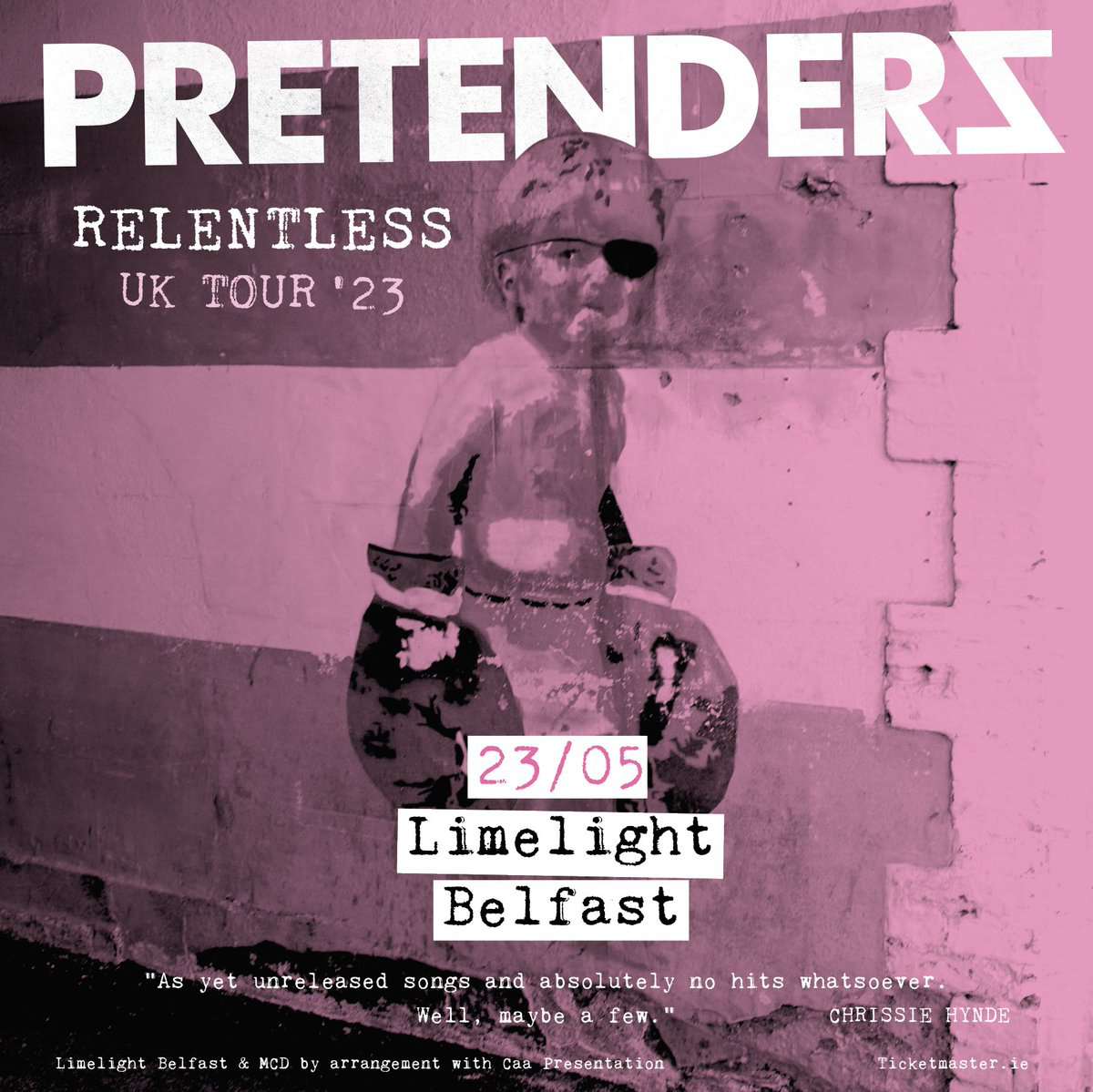 PRETENDERS announce headline show at Limelight 1 on 23rd May 2023 85 PRETENDERS