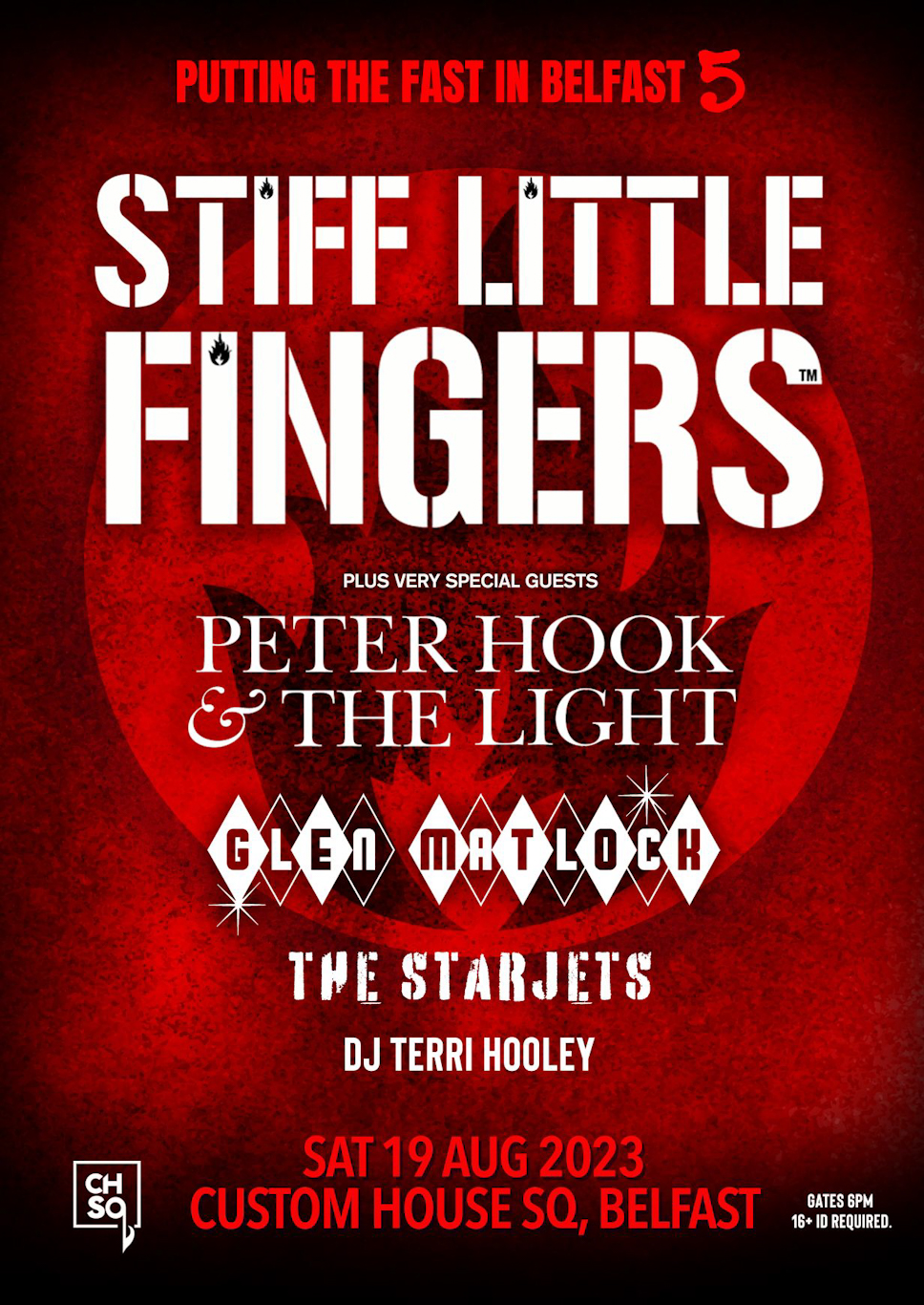STIFF LITTLE FINGERS announce headline Belfast show at Custom House Square