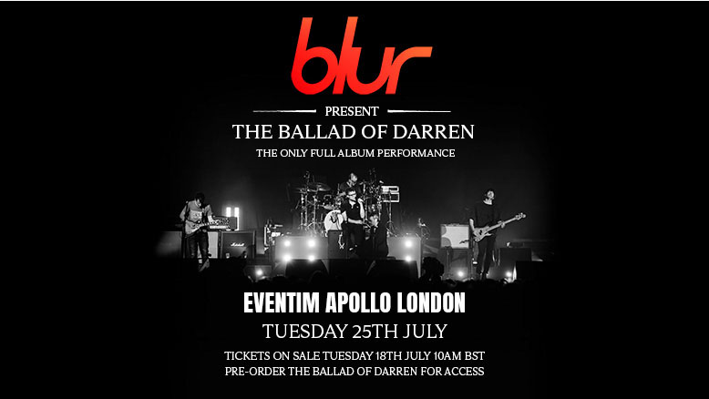 Blur Announce Global Livestream Performance Of New Album 'The Ballad Of  Darren' | XS Noize | Latest Music News