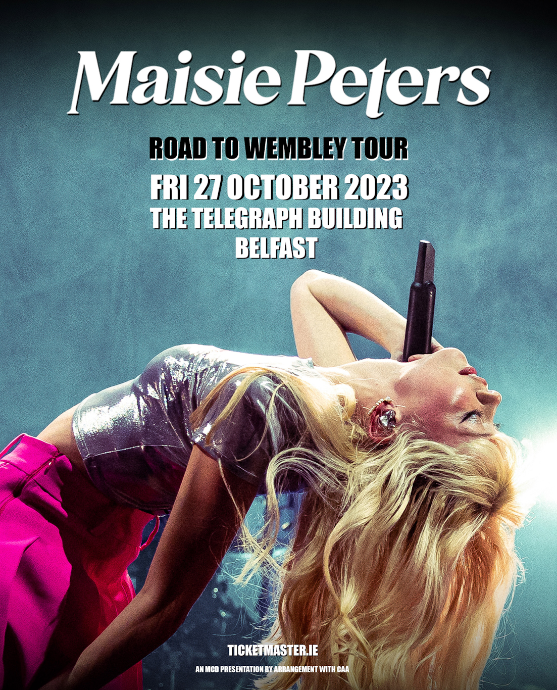 MAISIE PETERS announces headline show at The Telegraph Building, Belfast on Friday 27 October 82 Maisie Peters