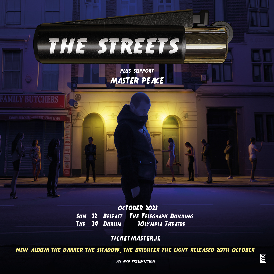 THE STREETS announce Belfast show at The Telegraph Building in October 83 the streets