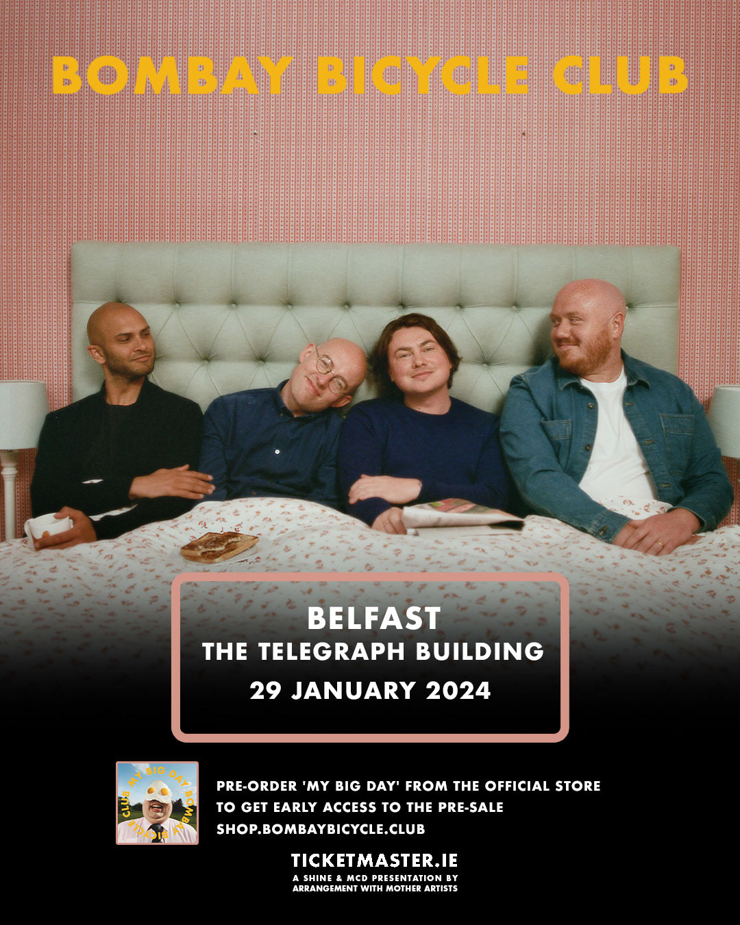 BOMBAY BICYCLE CLUB announce headline show at The Telegraph Building, Belfast 85 bombay bicycle club