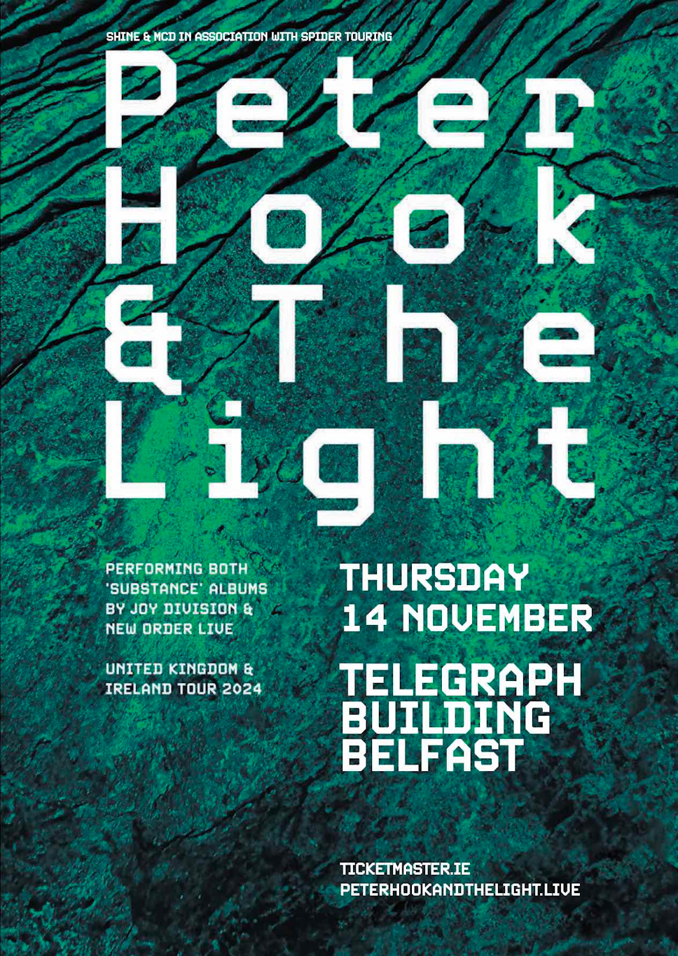 PETER HOOK & THE LIGHT announce show at The Telegraph Building, Belfast 87 peter hook and the light