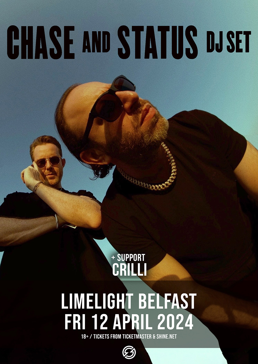 Electronic duo & drum & bass legends CHASE & STATUS announce Limelight, Belfast DJ show 82 CHASE & STATUS