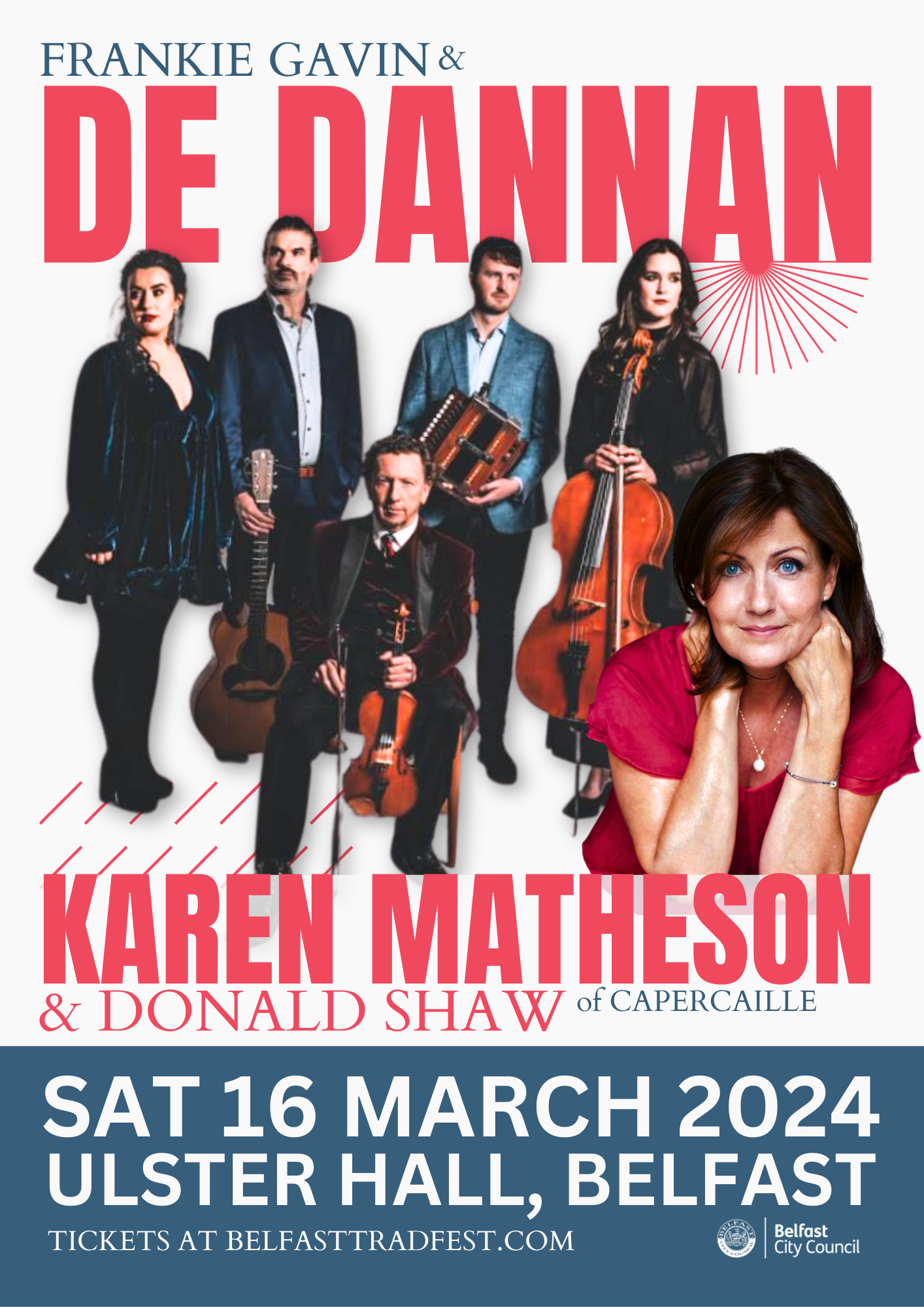 Belfast TradFest announces St. Patrick’s Eve Gala Concert in the Ulster Hall, Belfast 85 St. Patrick’s Eve Gala Concert