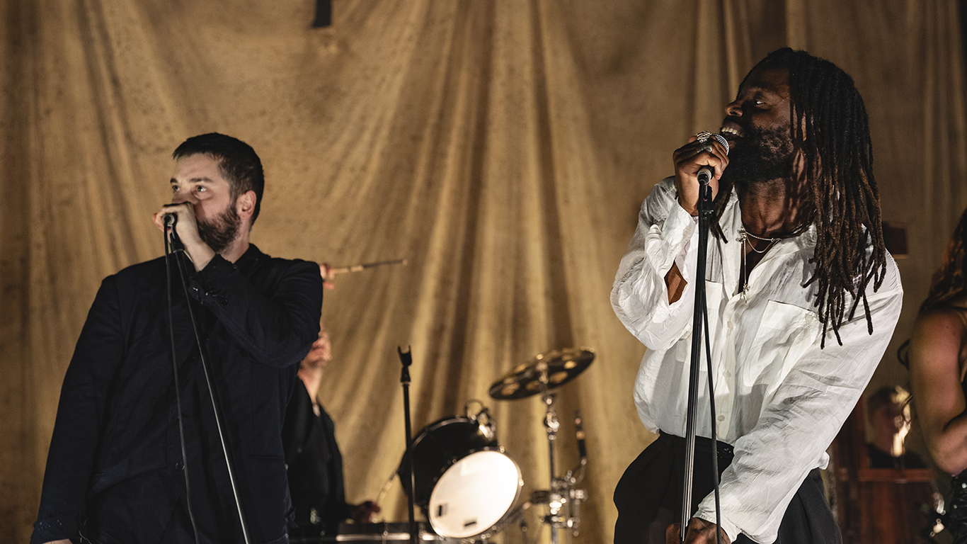 LIVE REVIEW: Young Fathers at The Royal Albert Hall in aid of Teenage Cancer Trust 84 LIVE REVIEW: Young Fathers in aid of Teenage Cancer Trust Royal Albert Hall Credit: John Stead