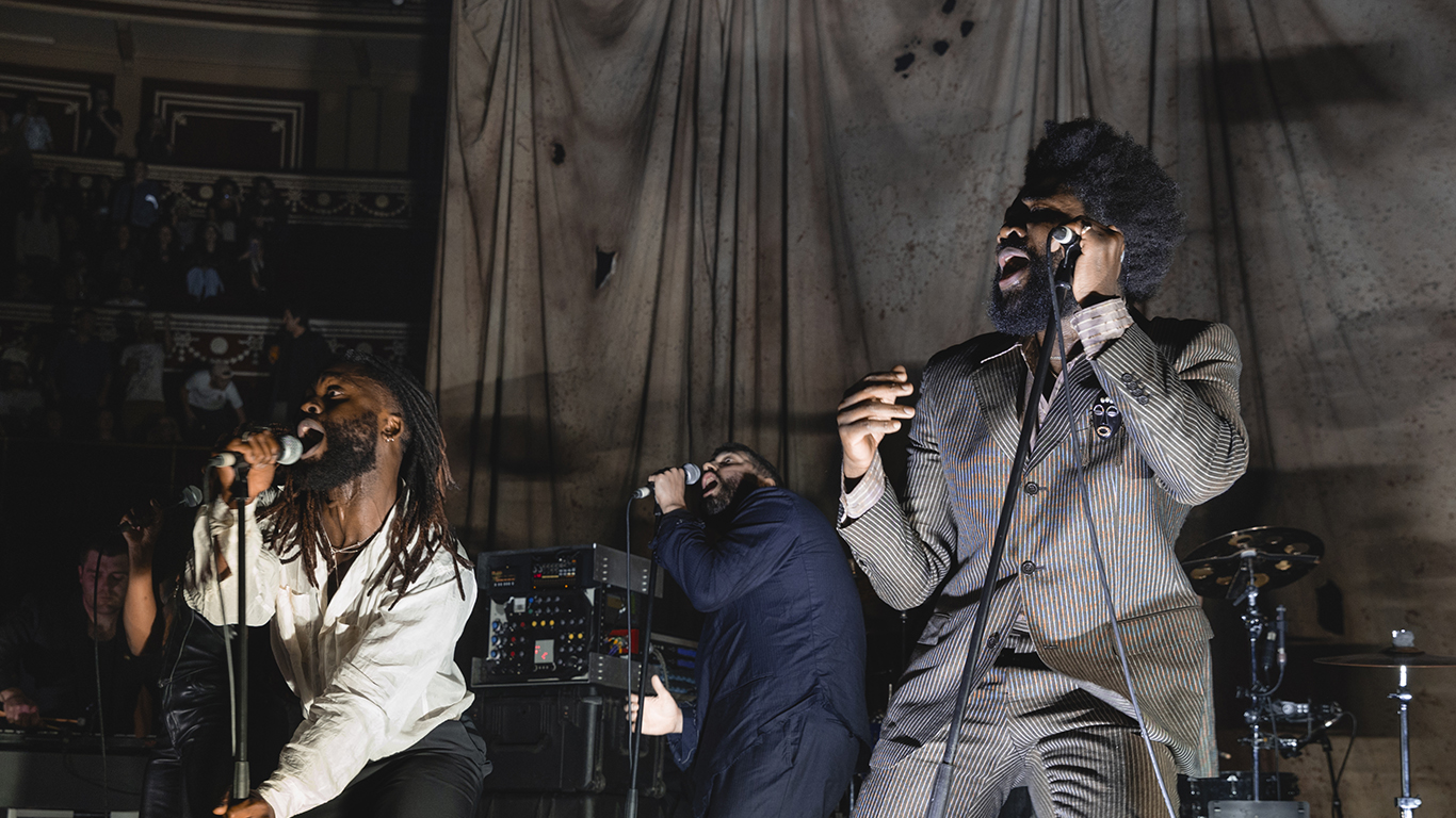 LIVE REVIEW: Young Fathers at The Royal Albert Hall in aid of Teenage Cancer Trust 83 LIVE REVIEW: Young Fathers in aid of Teenage Cancer Trust Royal Albert Hall Credit: John Stead