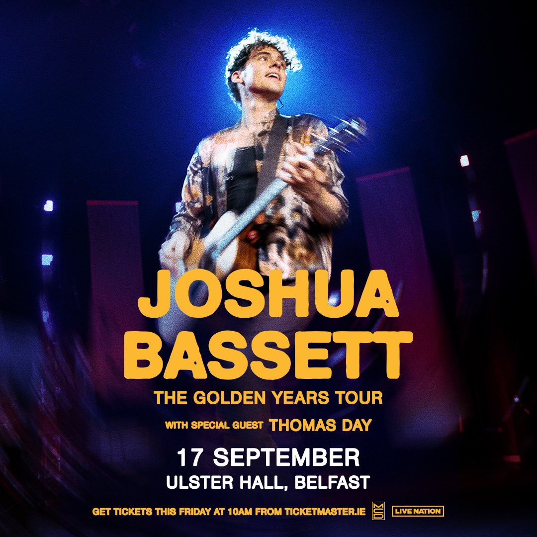 JOSHUA BASSETT brings THE GOLDEN YEARS HEADLINE TOUR to Ulster Hall, Belfast on 17th September 2024 81 Joshua Bassett