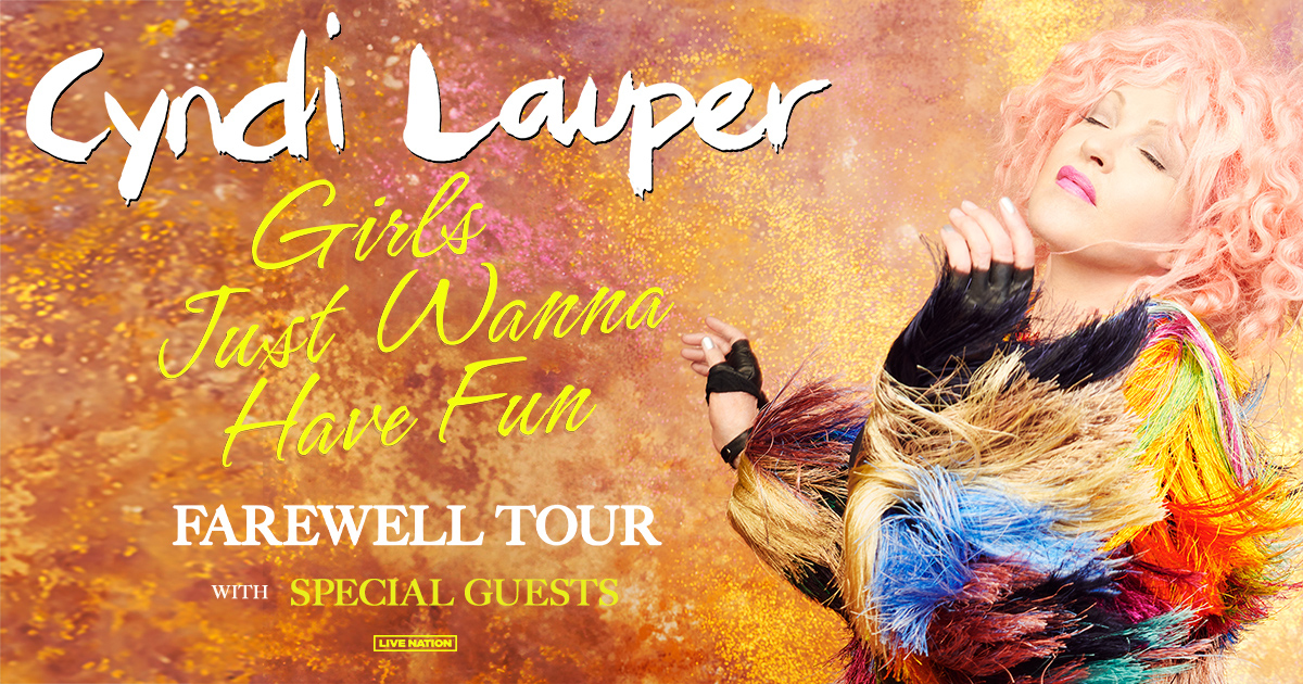 CYNDI LAUPER announces UK and EU dates for her 'Girls Just Wanna Have Fun Farewell Tour' 83 Cyndi Lauper