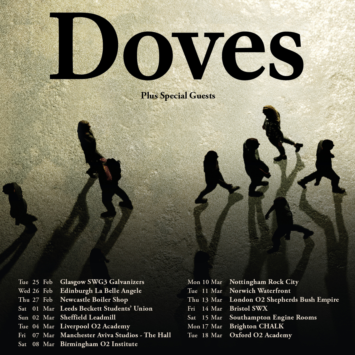 DOVES announce 'Constellations For The Lonely' 2025 UK Tour 83 Doves