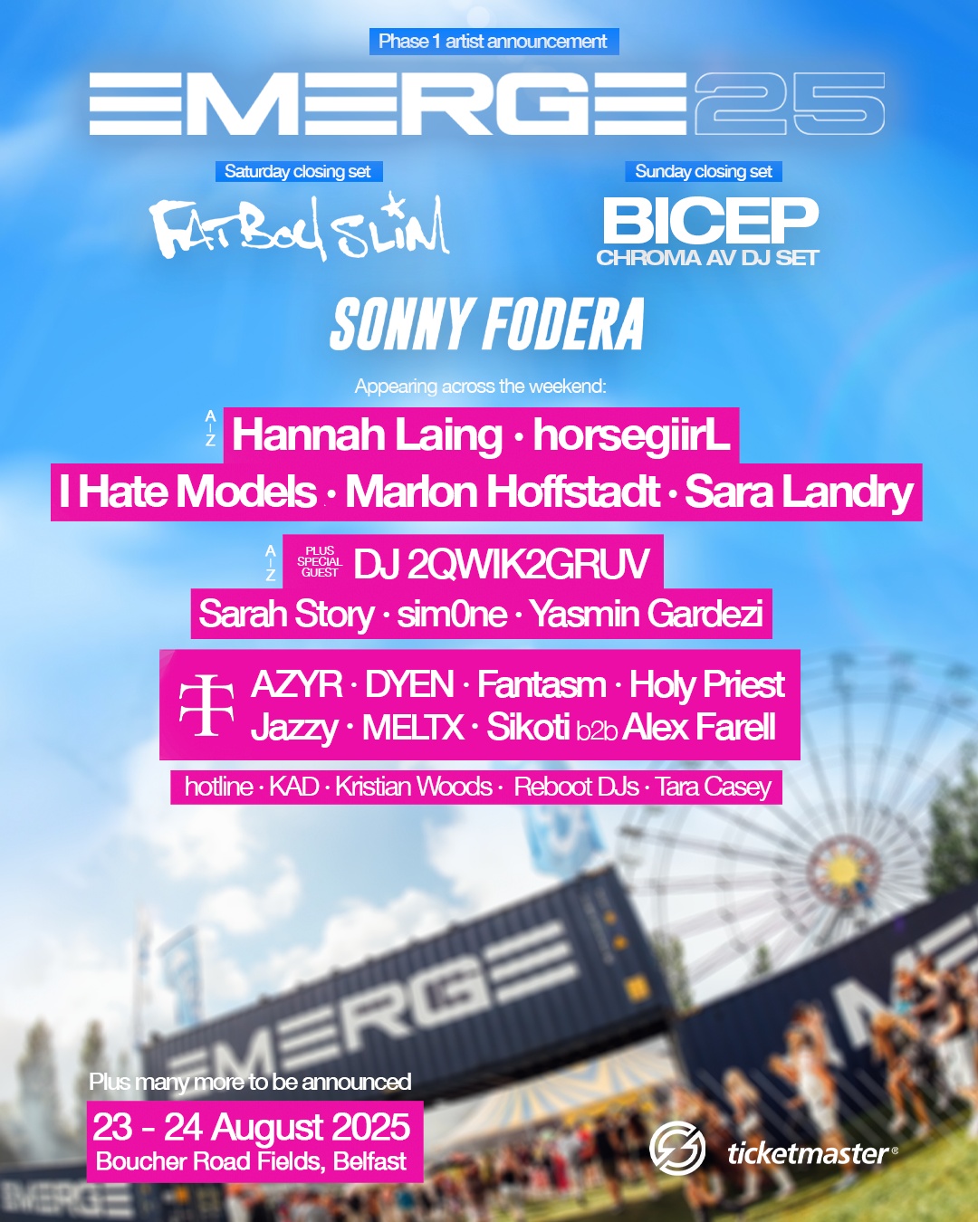 EMERGE Music Festival announces first wave of acts for 2025 88 EMERGE Music Festival