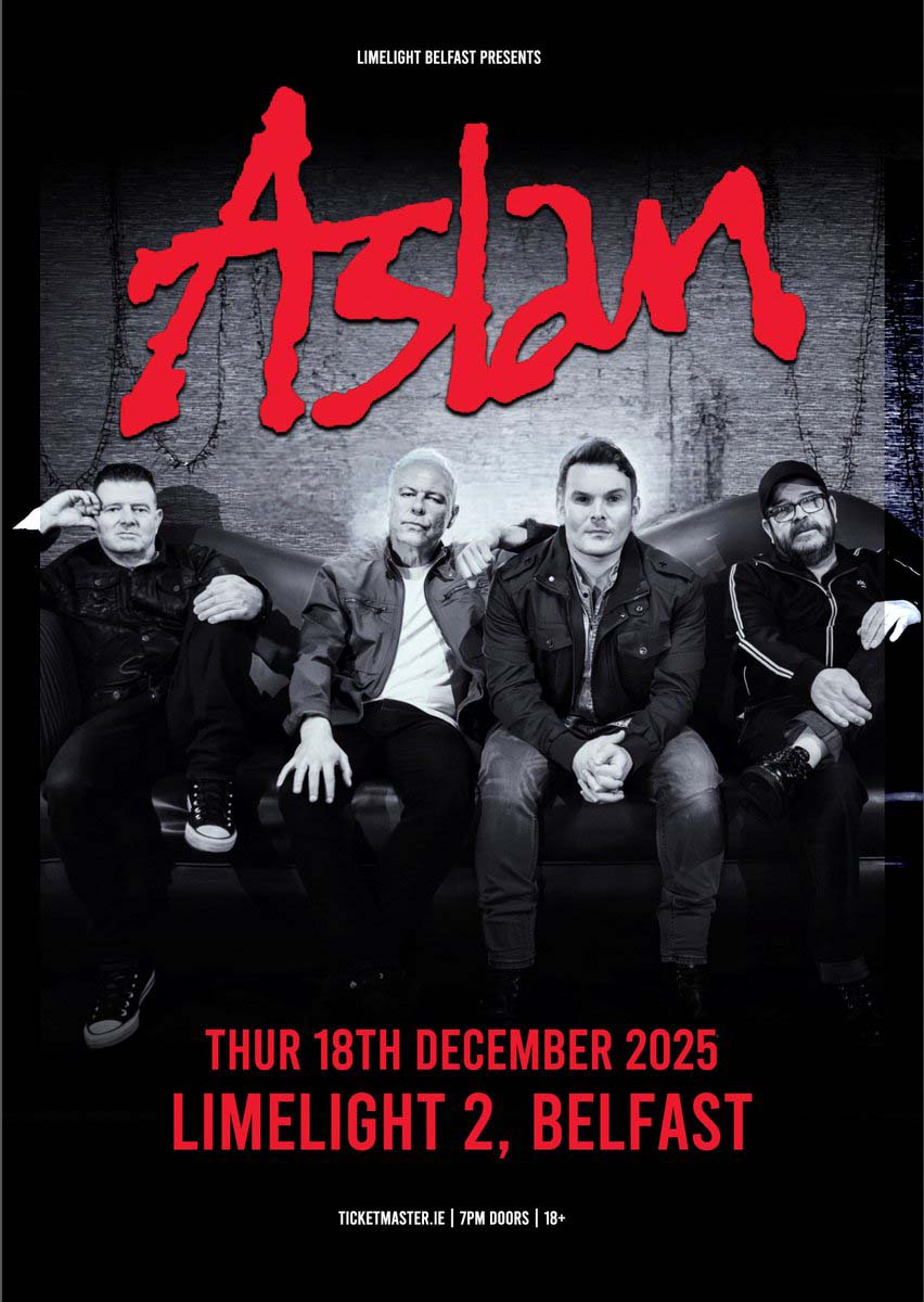 Irish Rock Legends ASLAN Set to Ignite The Limelight, Belfast on Thursday 18th December 2025 85 Aslan