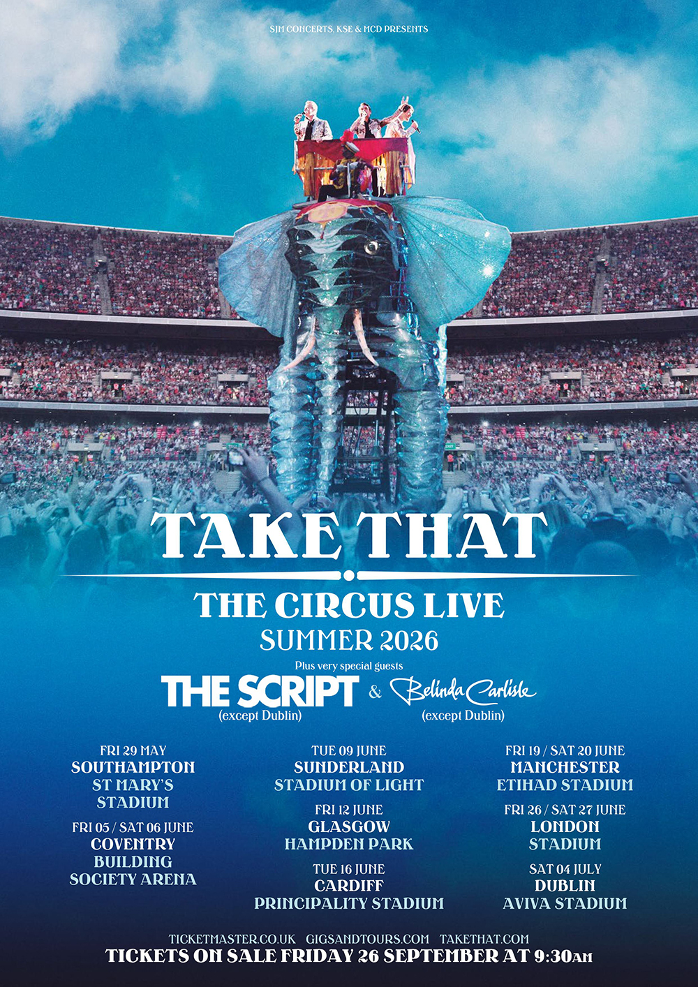 Take That Announce The Circus Live – Summer 2026 UK & Ireland Tour 87 take that