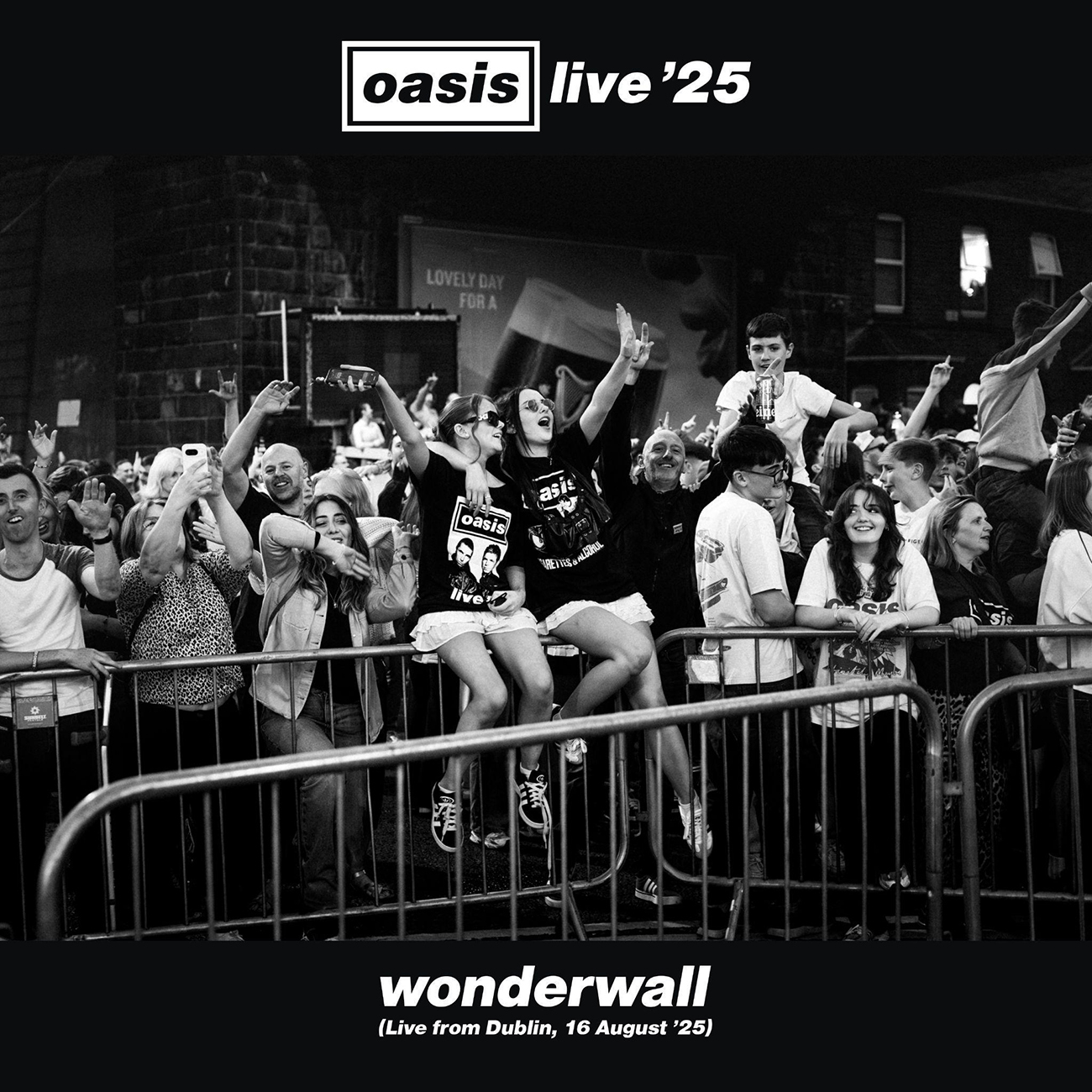 Oasis Release 'Wonderwall (Live From Dublin, 16 August 2025)' Today