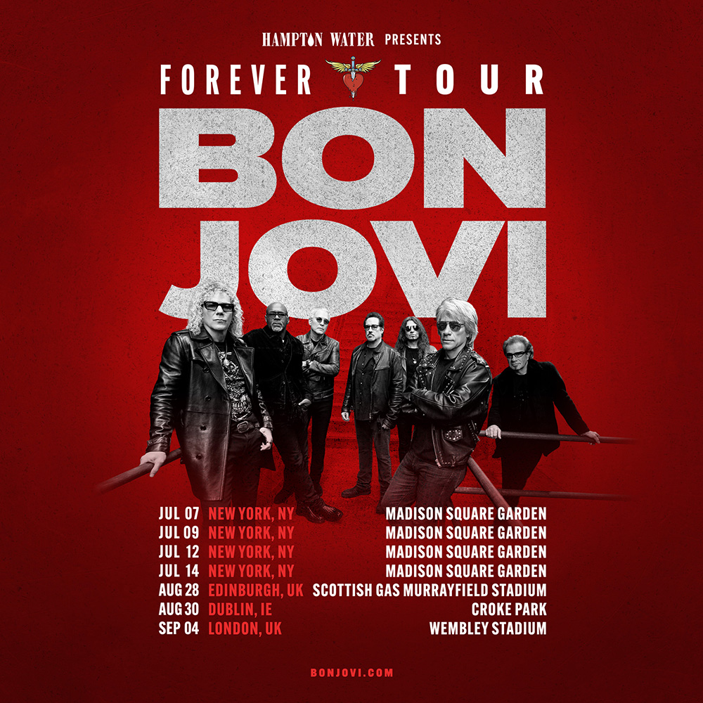 BON JOVI Announce Return to the Stage with Global Tour Dates in New York, London, Dublin & Edinburgh 81 BonJovi