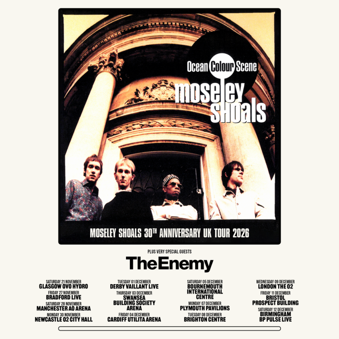 Ocean Colour Scene Announce "Moseley Shoals" 30th Anniversary Tour for 2026 83 OCS