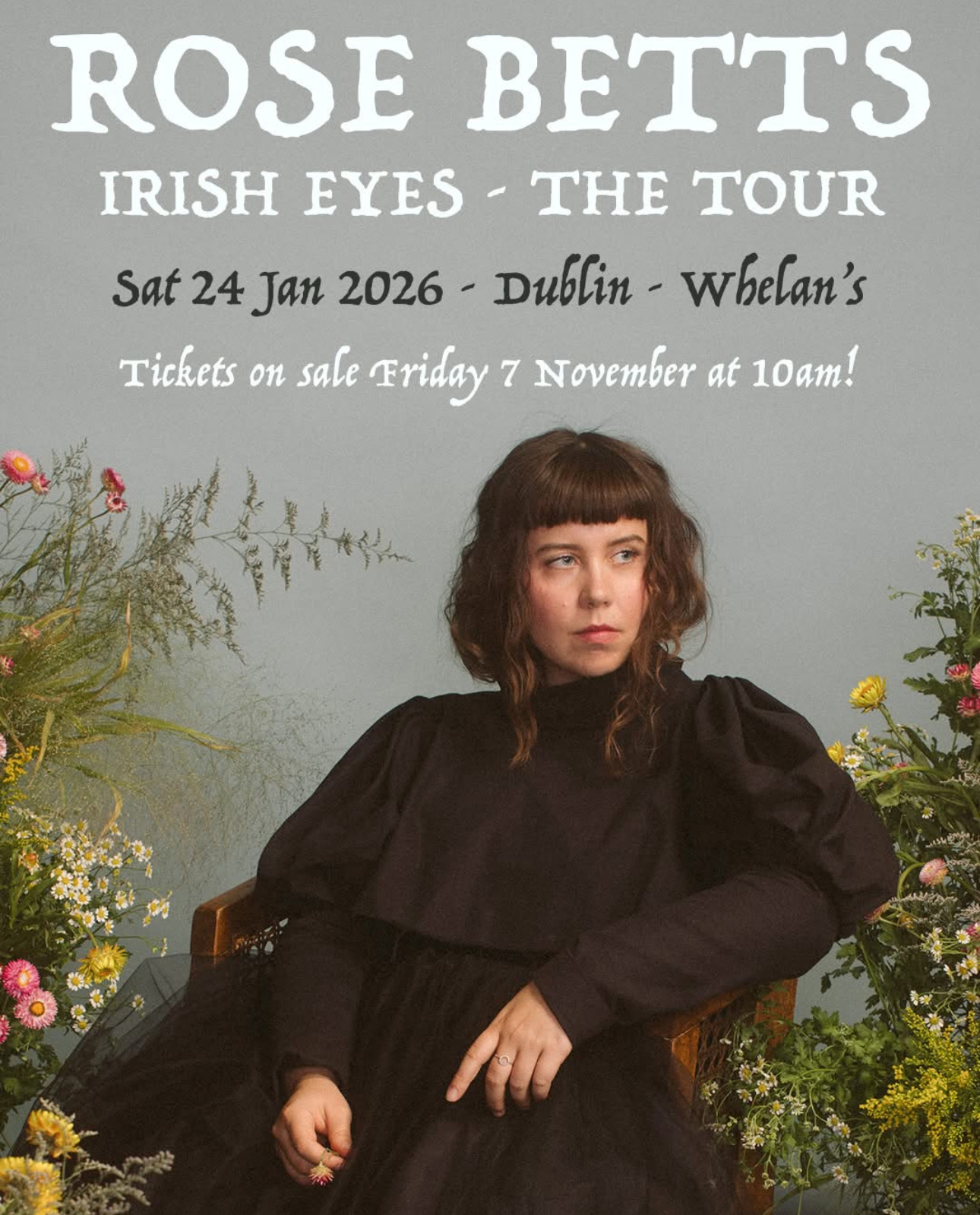 Viral Singer-Songwriter Rose Betts Announces Irish Eyes Tour — Belfast Limelight 2 Show Set for January 22, 2026 82 ROSE BETTS