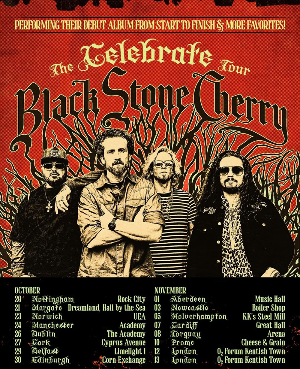 Black Stone Cherry return to Belfast for special Limelight show celebrating their debut album – 29 October 2026 82 BLACK STONE CHERRY