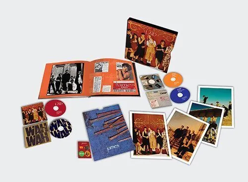 JAMES REISSUE DELUXE BOX SET OF CLASSIC ALBUM 'LAID' & 'WAH WAH' 86 JAMES_LAID_WAH.WAH