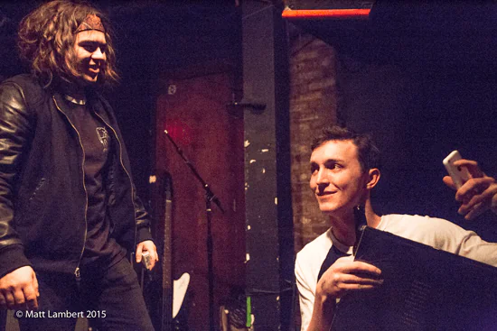 Selfies with Larry at every show