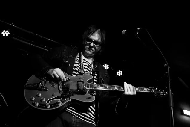  “Anton plays his guitar into submission”