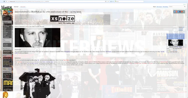 Fans Create Wiki Dedicated to Everything About 90s Band MANSUN 85 mansun-wiki
